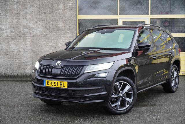 Skoda Kodiaq 1.5 TSI 150PK! Automaat Sportline Business BJ2020 Lmv 19" | Led | Pdc | Navi | Keyless entry | Elek. trekhaak | Elek. achterklep | Verwarmd voorruit | Achteruitrijcamera | App-Connect | Virtual cockpit | Canton Audio | Sportstoelen | Verwarmde voorstoelen