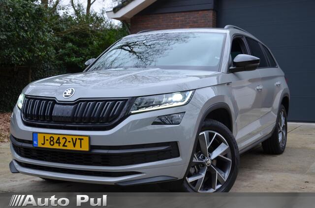 Skoda Kodiaq 1.5 TSI Sportline Business 7 Persoons Navi/Led/Ecc/Pdc/Stoel &Stuurverwarming/Achteruitrij-camera/Half-Leer/Privacy-Glass/Cruise control adaptief/Trekhaak-Afnb/Elektrisch Verstel bestuurdersstoel met geheugen/Virtual Cockpit