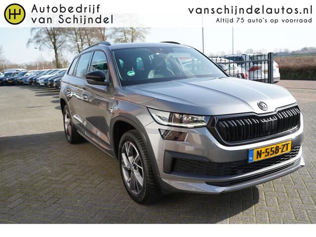 Skoda Kodiaq 1.5 TSI 150PK SPORTINE BUSINESS FACELIFT ORIGINEEL NEDERLANDS FULL LED ELECTR.TREKHAAK DIGITALE COCKPIT STOELVERWARMING V+A STUURVERW. 19INCH ADAPTIEVE CRUISE ANDROID/APPLECARPLAY ENZ...