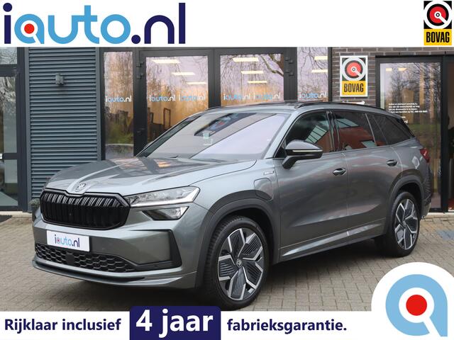 Skoda Kodiaq iV 1.5 TSI PHEV Sportline Pano/Matrix LED/ACC/Keyless/Camera/20"/Elek. stoel+mem/Trekhaak wegkl.