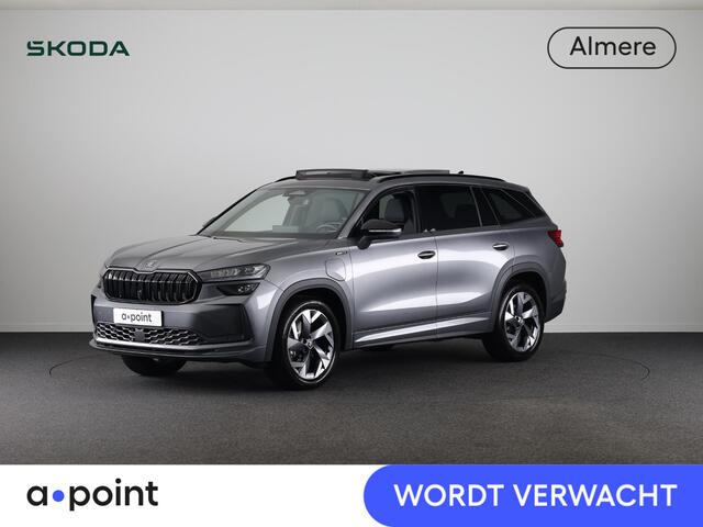 Skoda Kodiaq 1.5 TSI PHEV Sportline Business 204 pk Automaat (DSG) | Verlengde garantie | Navigatie | Panoramadak | Trekhaak (wegklapbaar) | Parkeersensoren | Achteruitrijcamera | Stoelverwarming v/a |