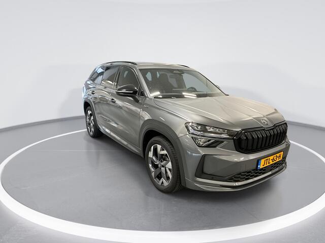 Skoda Kodiaq 1.5 TSI 204pk DSG PHEV Sportline Business · Wegklapbare Trekhaak · Camera · Elek. Bestuurdersstoel · Apple/Android Car Play · 19'' Inch · Garantie t/m 11-01-2030 of 100.000km