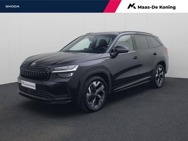 Skoda Kodiaq 1.5TSI 204pk PHEV Sportline DSG · Navigatie · Camera + Parkeersensoren · Apple/Android Car Play · achterbank verwarmd · Garantie t/m 26-05-2029 of 60000km.