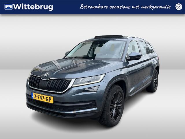 Skoda Kodiaq 2.0 TSI 4x4 Style / AUTOMAAT/ 190 PK/ PANO/ ELEK. TREKHAAK/ CAMERA/ PARK. SENSOREN/ MEMORY SEATS/ DODE HOEK/ KEYLESS/ LED/ ELEK. ACHTERKLEP/ STOELVERWARM./ SMARTLINK/ ADAPT. CRUISE/ NAVI/ CLIMA/ DAB