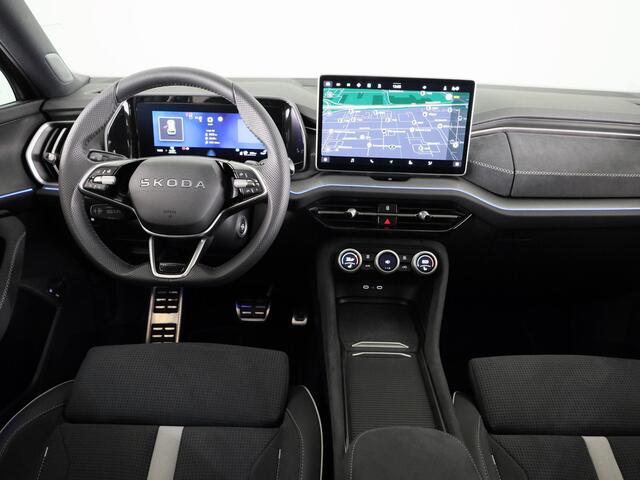 Skoda Kodiaq 1.5 TSI PHEV Sportline Business 204pk | 20 inch | Trekhaak | Panoramadak | Winter pakket | Blind Spot | Adaptive Cruise | Stoelverwarming | Camera | Light & View