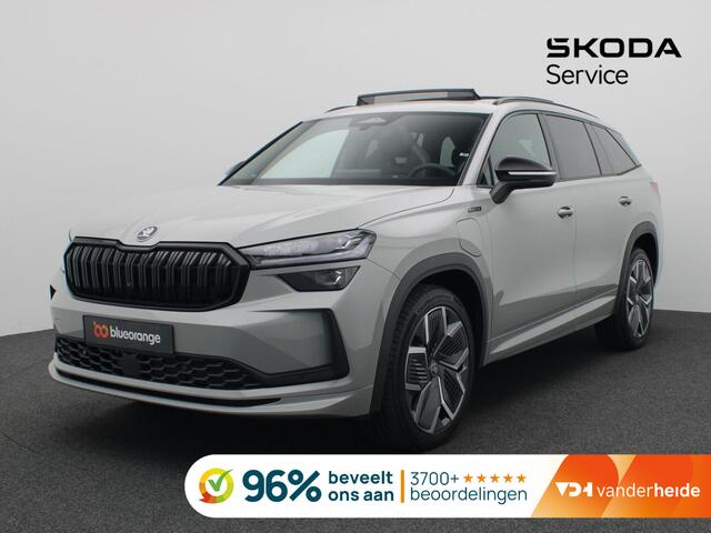 Skoda Kodiaq 1.5 TSI PHEV Sportline Business Pano-Schuifdak, Trekhaak, Dynamic Chassis, 20" LM Velgen, Memorystoelen, Stoel-Stuurverwarming, Canton Audio, Elektr. Achterklep, Winterpakket