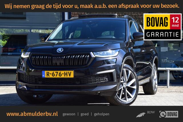 Skoda Kodiaq 1.5 TSI 150PK Sportline Business DSG Automaat | Org. NL | BOVAG Garantie | Trekhaak | Panoramadak | Adaptive Cruise Control | Camera | Apple Carplay/Android Auto | Stoelverwarming |