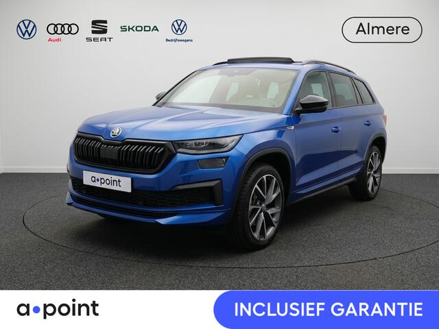 Skoda Kodiaq 1.5 TSI Sportline Business 7p. Automaat | Schuifkanteldak | Camera | PDC voor & achter | Trekhaak | Stoel en stuurverw. | Apple Carplay of Android Auto | Elektr stoel met geheugen | Navigatie