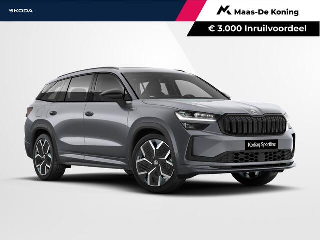 Skoda Kodiaq Sportline Business 1.5 TSI PHEV 150 kW / 204 PK SU Panoramisch glazen schuif-/kanteldak | Trekhaak | 3000,- inruilpremie