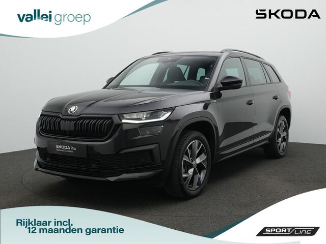 Skoda Kodiaq 7-zits 1.5 TSI 150 pk Sportline Business | Trekhaak | Geheugenstoel | Matrix LED | Leder/alcantara | Stuur-/stoelverwarming