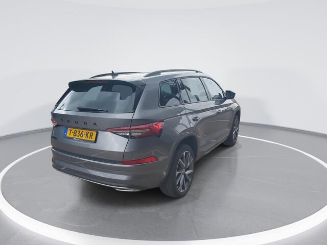 Skoda Kodiaq 1.5 TSI 150pk DSG Sportline Business · Panoramadak · Camera · Matrix LED · Elek. Stoel + Geheugen · Keyless · Stoelverwarming · ACC · Garantie t/m 18-07-2027 of 100.000km