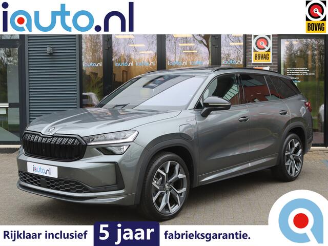 Skoda Kodiaq iV 1.5 TSI PHEV Sportline Pano/Matrix LED/ACC/Keyless/Camera/20"/Elek. stoel+mem/Trekhaak wegkl.