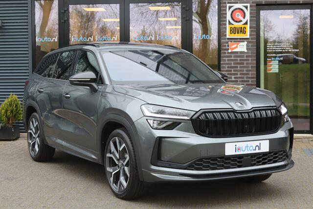 Skoda Kodiaq iV 1.5 TSI PHEV Sportline Pano/Matrix LED/ACC/Keyless/Camera/20"/Elek. stoel+mem/Trekhaak wegkl.