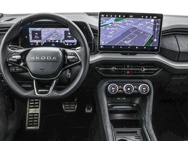 Skoda Kodiaq 1.5 TSI 204pk DSG PHEV Sportline Business · Wegklapbare Trekhaak · Camera · Elek. Bestuurdersstoel · Apple/Android Car Play · 19'' Inch · Garantie t/m 11-01-2030 of 100.000km