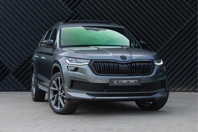 Skoda Kodiaq 1.5 TSI MHEV Sportline ACC Pano Digi.Displ. Memory2x Matrix Volleer Carbon Stuurverw. Trekhaak