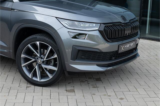 Skoda Kodiaq 1.5 TSI MHEV Sportline ACC Pano Digi.Displ. Memory2x Matrix Volleer Carbon Stuurverw. Trekhaak