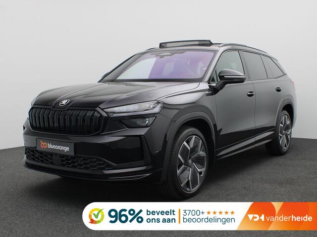 Skoda Kodiaq 1.5 TSI MHEV Sportline Business 7p 150PK DSG Panoramadak, Trekhaak, 20" LM Velgen, Matrix LED-verlichting, Achteruitrijcamera, Winterpakket, Keyless, Side Assist, Elektr. Achterklep