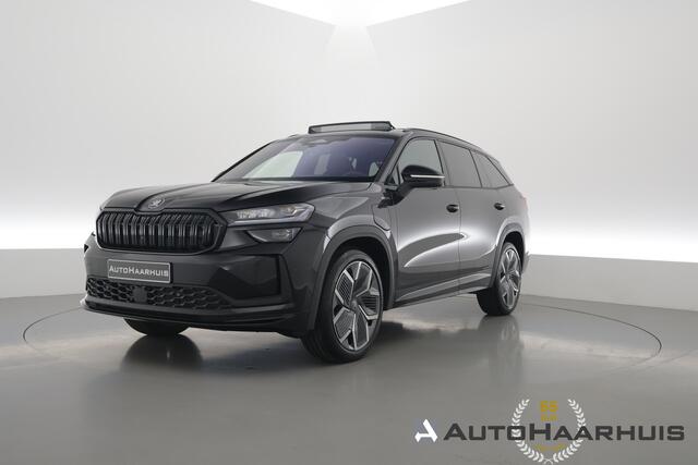 Skoda Kodiaq 1.5 TSI PHEV Sportline Business | UIT VOORRAAD LEVERBAAR | Pano | Elek. Trekhaak | Memory Seat | Stoel-Stuurverw. | Keyless | Adapt. Cruise | Apple CarPlay