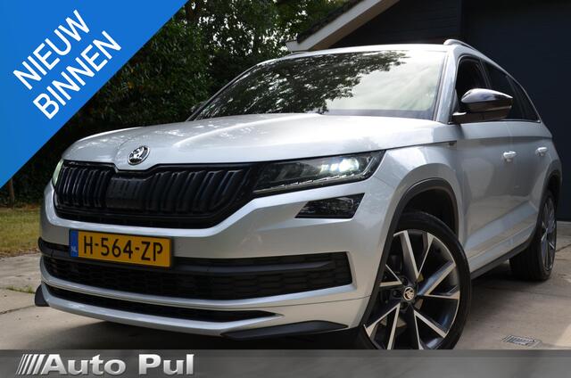 Skoda Kodiaq 1.5 TSI Sportline Business Automaat/Navi/Led/Ecc/Pdc/Achteruitrij-camera/Stoelverwarming/Half-Leer/Privacy-Glass/Cruise control adaptief/Elektrisch verstelb. bestuurdersstoel met geheugen