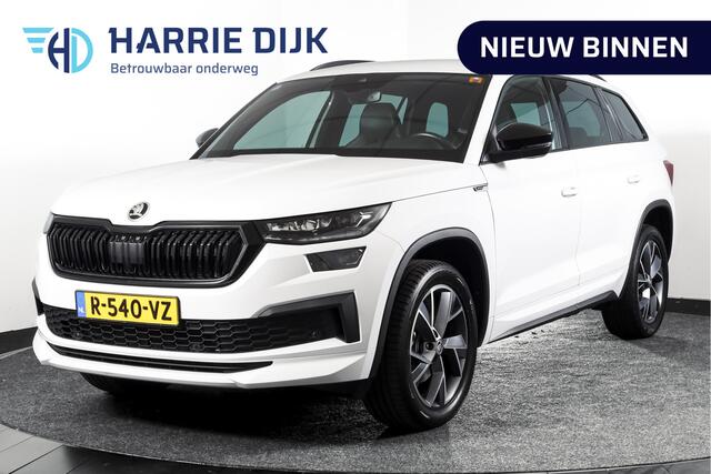 Skoda Kodiaq 1.5 TSI 150 PK Sportline Business Orig. NL | Elek. Trekhaak | Dig. Cockpit | Adapt. Cruise | Stoelverw. | PDC | Camera | NAV + App. Connect | ECC | Elek. Klep | LM 19" |