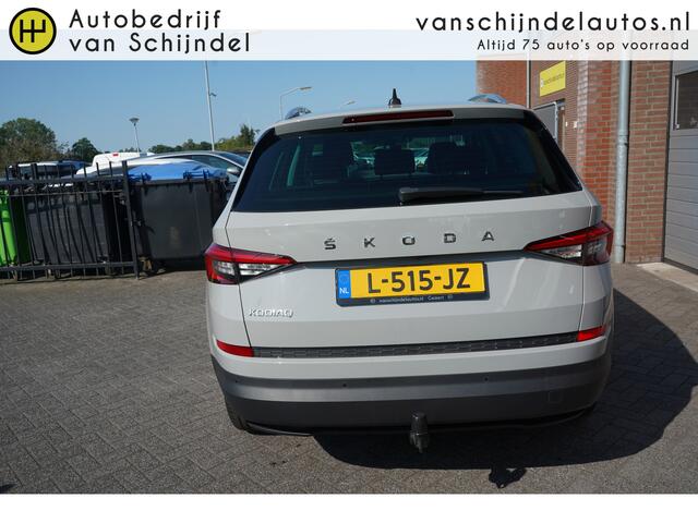Skoda Kodiaq 1.5 TSI BUSINESS EDITION ORIGINEEL NL KEURIGE SUPERNETTE STAAT !!! ELECTR.TREKHAAK CAMERA NAVI ANDROID-APPLECARPLAY 1/2 LEDER STOEL+VOORRUITVERWARMING ADAPTIEVE CRUISE DODEHOEK PDC V+A FULL LED ENZ...