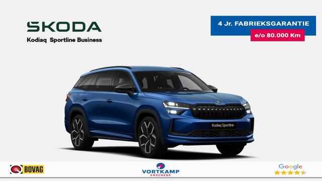 Skoda Kodiaq 1.5 TSI IV SPORTLINE FISCAAL LAAG! PANO-DAK.DCC+/TREKHAAK/HUD/CANTON/360CAM