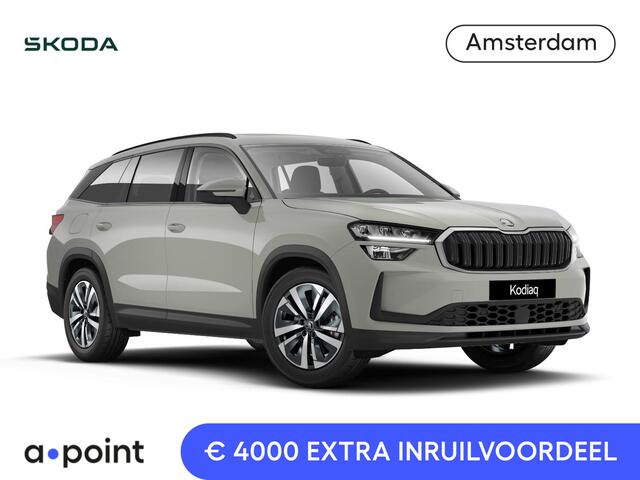 Skoda Kodiaq 1.5 TSI PHEV Edition 204 pk 6 versn. DSG | Trekhaak | Panorama Dak | Sunset | Velgen: 18" lichtmetalen velgen Soira aero, zilver