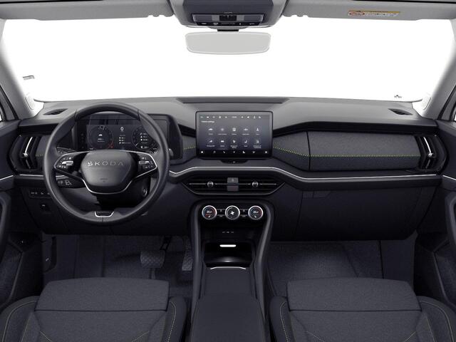 Skoda Kodiaq 1.5 TSI PHEV Edition 204 pk 6 versn. DSG | Trekhaak | Panorama Dak | Sunset | Velgen: 18" lichtmetalen velgen Soira aero, zilver