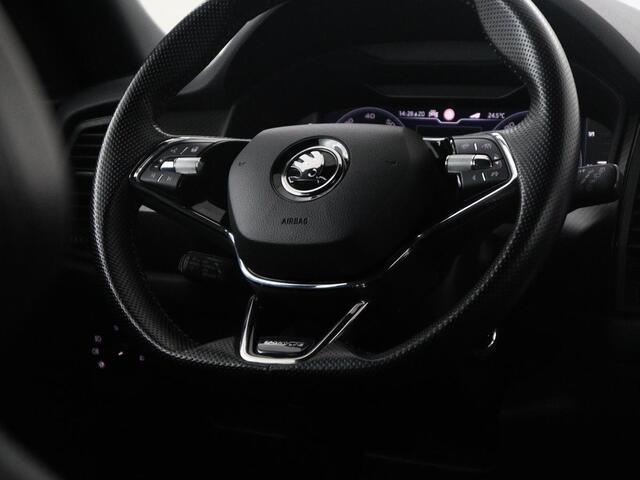 Skoda Kodiaq 1.5 TSI Sportline Business | Leder/alcantara | Memory | Cruise control | Stuur/stoel verwarming | Canton Sound | Carplay | Carplay | Camera | Park assist | Trekhaak | Elektrische achterklep