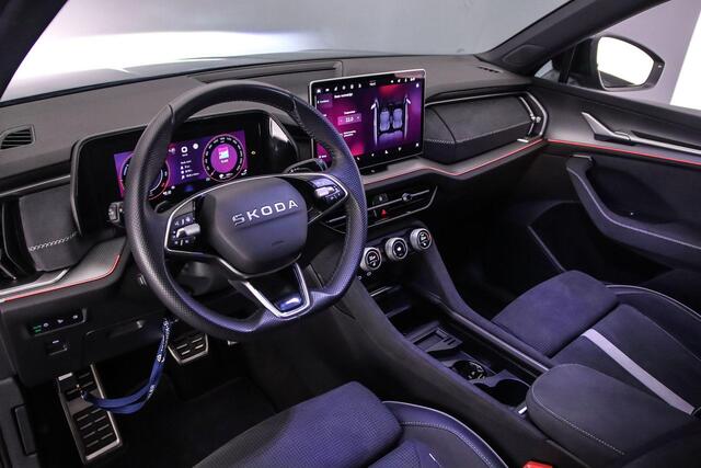 Skoda Kodiaq 1.5 TSI PHEV Sportline Business 204pk DSG Automaat, Adaptive cruise control, Verwarmde voorruit, Stoelverwarming, Stuurverwarming, Achteruitrijcamera, Matrix LED koplampen, Parkeersensoren