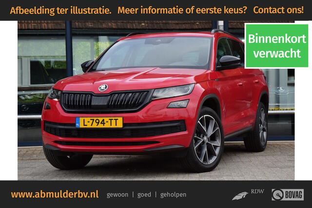 Skoda Kodiaq 1.5 TSI 150PK Sportline Business 7p / 7 Persoons | BOVAG Garantie | Org. NL | Trekhaak wegklapbaar | PDC V+A incl. Camera | Apple Carplay/Android Auto | Verwarmbare voorstoelen | Virtual Cockpit |