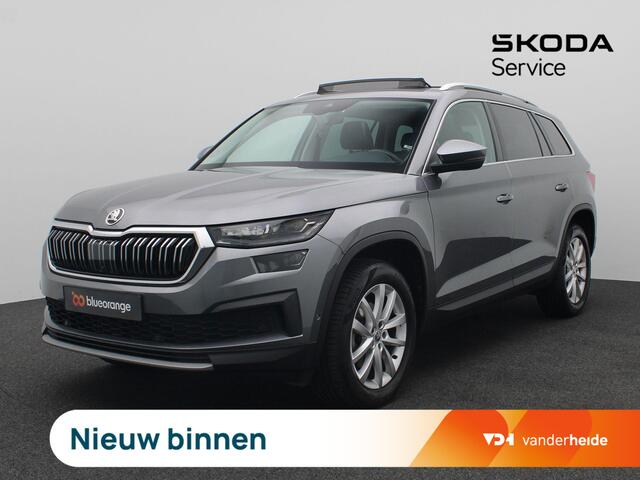 Skoda Kodiaq 1.5 TSI Business Edition Plus 7p. 150PK DSG Panoramadak, Trekhaak, 18" LM Velgen, Memorystoelen, Elektr. Achterklep, Matrix LED-Verlichting, Stoelverwarming