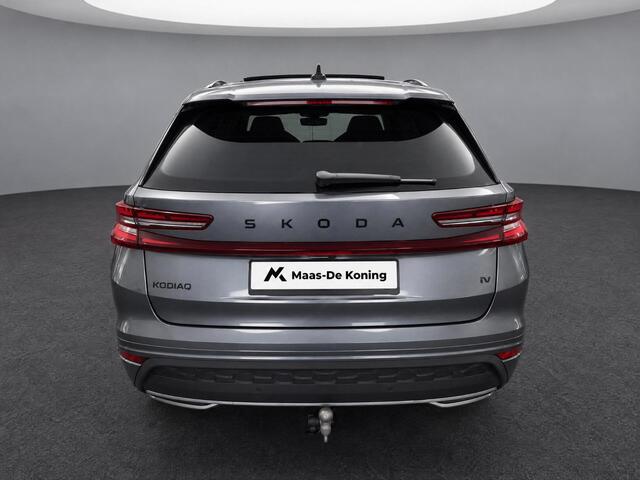 Skoda Kodiaq 1.5 TSI 204pk DSG PHEV Sportline Business · Panoramadak · Alarm · Wegklapbare Trekhaak · Elek. Voorstoel · 19'' Inch · Garantie t/m 06-07-2030 of 100.000km