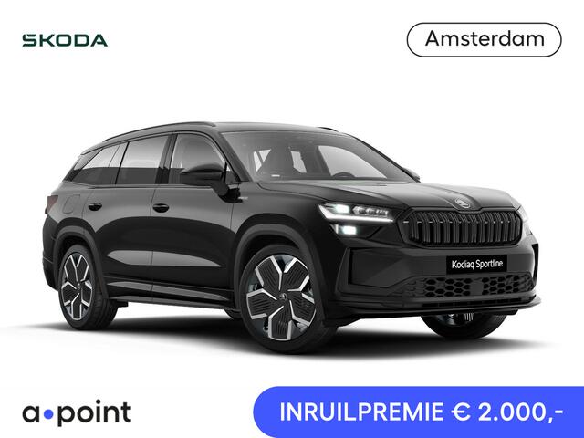 Skoda Kodiaq 1.5 TSI PHEV Sportline Limited 204 pk 6 versn. DSG | Comfort Pakket | Dynamic Chassis Control Pakket | Panorama Dak | Head-up display | Parkeer Pakket | Trekhaak | Winter Pakket