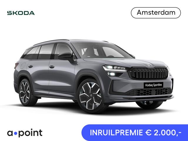 Skoda Kodiaq 1.5 TSI PHEV Sportline Limited 204 pk 6 versn. DSG | Comfort Pakket | Dynamic Chassis Control Pakket | Panorama Dak | Head-up display | Parkeer Pakket | Trekhaak | Winter Pakket