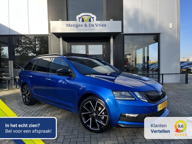 Skoda OCTAVIA Combi 1.5 TSI Greentech Sport Business Airco ECC | Virtual | Adaptive Cruise | Panorama | Trekhaak | Camera | Stoelverwarming | Apple Carplay Android Auto | Isofix | NAP |