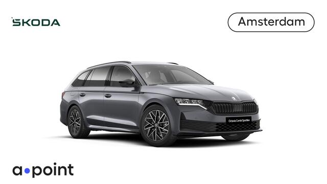 Skoda OCTAVIA Combi Sportline Business m-HEV 1.5 TSI 150 pk 7 versn. DSG | Navigatie | Travel assist | Side assist