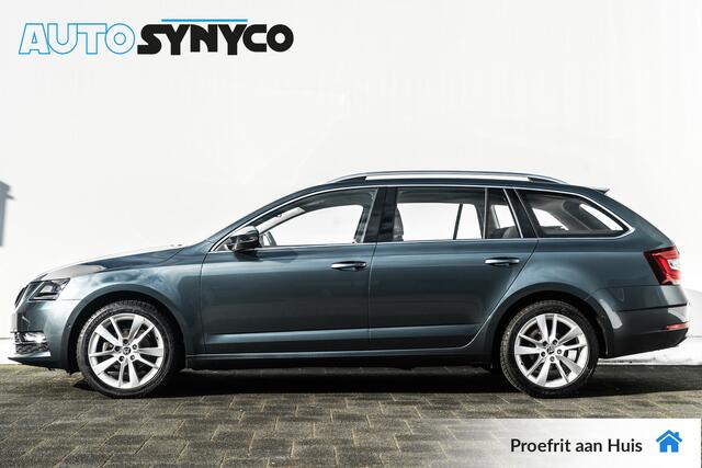 Skoda OCTAVIA Combi 1.6 TDi Automaat Style Business | Adapt. Cruise | Trekhaak | 17 inch LMV | Canton Audio | Keyless