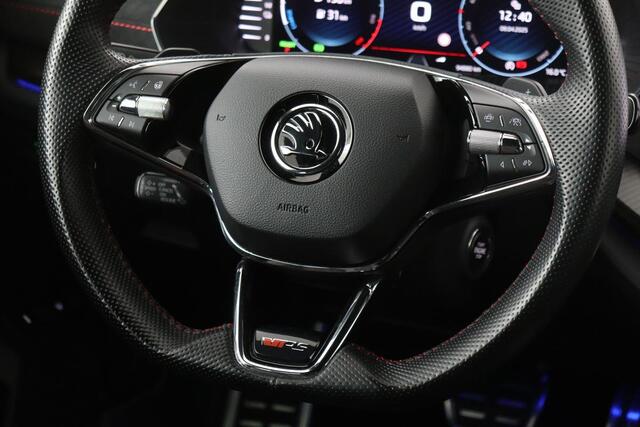 Skoda OCTAVIA 1.4 TSI RS PHEV | Head-Up | Leder/Alcantara | Stoel & stuurverwarming | Carplay | Sfeerverlichting | Massage | Memory | Adaptive cruise