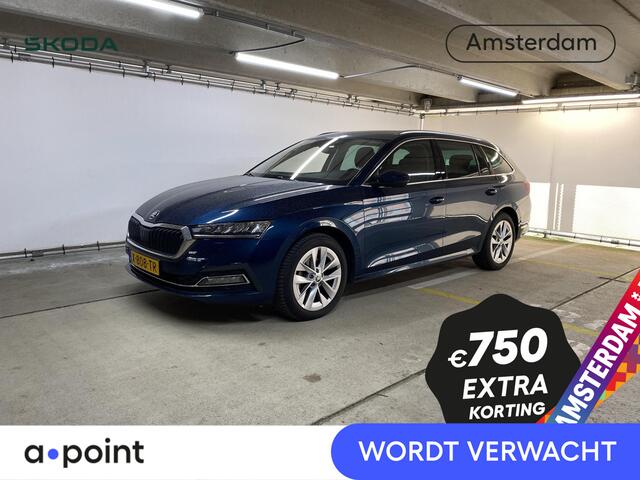 Skoda OCTAVIA Combi 1.0 e-TSI Business Edition Plus 110 pk Automaat (DSG) | Verlengde garantie | Navigatie | Parkeersensoren | Adaptieve cruise control | Stoelverwarming |