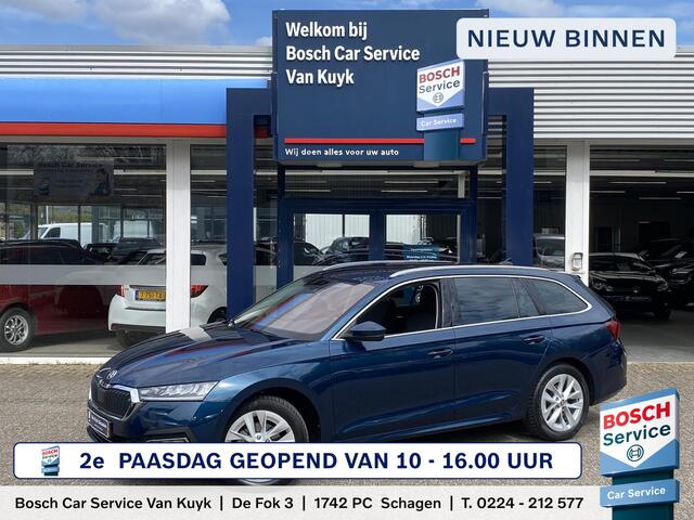 Skoda OCTAVIA Combi 1.0 e-TSI Business Edition Plus / 110 Pk / Automaat / NL-Auto / 1e-Eigenaar / Keyless / Digitale Cockpit / LED / DAB / Apple-Carplay & Aindrod Auto / Navi / Camera / Adaptieve Cruise-Control / Stuur+Stoelverwarming / Bestuurdersstoel met Geheugen / 