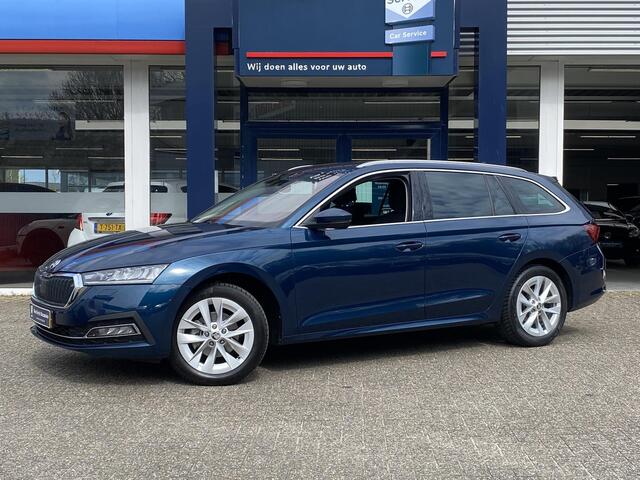 Skoda OCTAVIA Combi 1.0 e-TSI Business Edition Plus / 110 Pk / Automaat / NL-Auto / 1e-Eigenaar / Keyless / Digitale Cockpit / LED / DAB / Apple-Carplay & Aindrod Auto / Navi / Camera / Adaptieve Cruise-Control / Stuur+Stoelverwarming / Bestuurdersstoel met Geheugen / 
