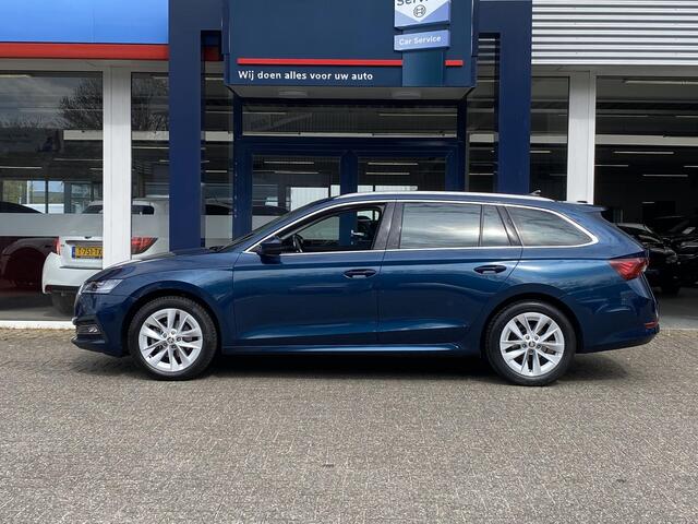 Skoda OCTAVIA Combi 1.0 e-TSI Business Edition Plus / 110 Pk / Automaat / NL-Auto / 1e-Eigenaar / Keyless / Digitale Cockpit / LED / DAB / Apple-Carplay & Aindrod Auto / Navi / Camera / Adaptieve Cruise-Control / Stuur+Stoelverwarming / Bestuurdersstoel met Geheugen / 