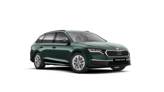 Skoda OCTAVIA Combi 1.5 TSI e-TEC MHEV 115 7DSG Business Edition Plus Automaat | Achteruitrijcamera | Verwarmbare stoelen voor | KESSY (Keyless Entry and Start stop System) | Sunset (extra donker getinte ramen achter) | Virtual cockpit (digitaal instrumentenpaneel) met