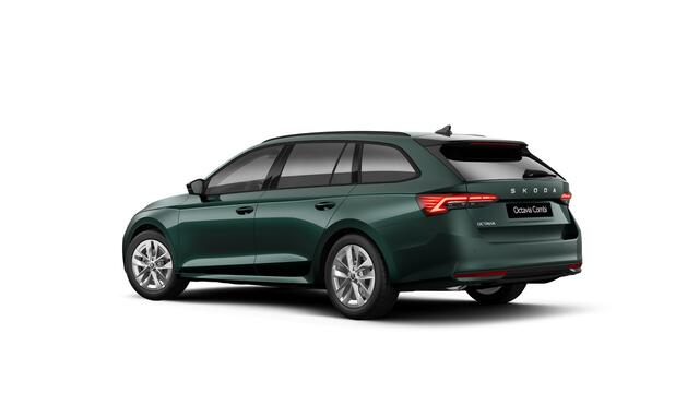 Skoda OCTAVIA Combi 1.5 TSI e-TEC MHEV 115 7DSG Business Edition Plus Automaat | Achteruitrijcamera | Verwarmbare stoelen voor | KESSY (Keyless Entry and Start stop System) | Sunset (extra donker getinte ramen achter) | Virtual cockpit (digitaal instrumentenpaneel) met