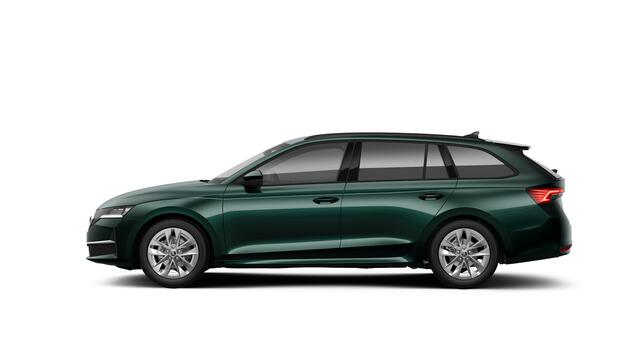 Skoda OCTAVIA Combi 1.5 TSI e-TEC MHEV 115 7DSG Business Edition Plus Automaat | Achteruitrijcamera | Verwarmbare stoelen voor | KESSY (Keyless Entry and Start stop System) | Sunset (extra donker getinte ramen achter) | Virtual cockpit (digitaal instrumentenpaneel) met