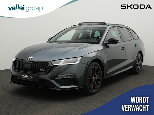 Skoda OCTAVIA Combi 1.4 TSI 245 pk DSG RS iV PHEV Business | Panoramadak | Geheugen-/massagestoelen | Leder/alcantara | Adaptief sportonderstel | CANTON | Head-up display