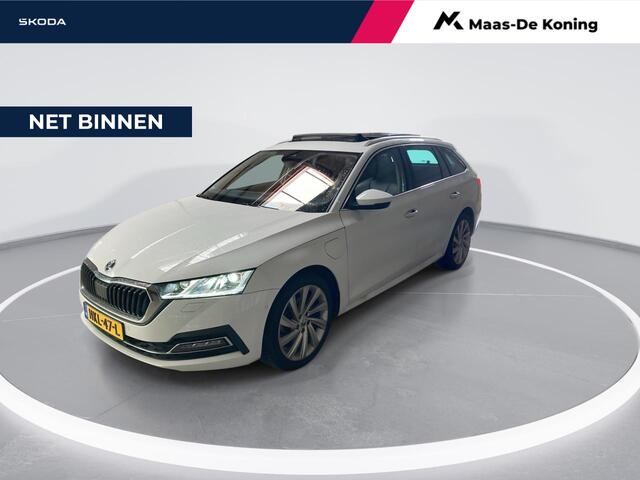 Skoda OCTAVIA Combi 1.4TSI 150kW/204PK iV PHEV Business Edition Plus · Panoramadak · Camera · Leder · Apple/Android Car Play · Standkachel