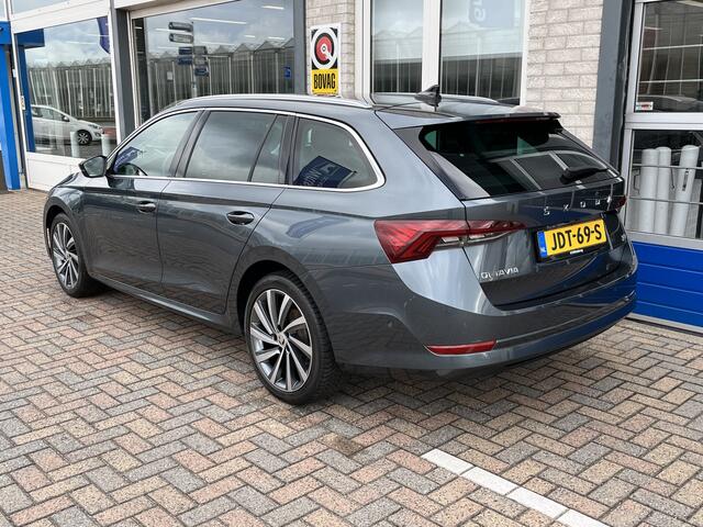 Skoda OCTAVIA Combi 1.4 TSI iV PHEV Style / AUTOMAAT/ LEER/ ELEKTR. STOEL/ STOELVENTILATIE/ STOEL VERWARM. V+A/ STUUR VERWARM./ DIGITAL DASH/ HEAD-UP DISPLAY/ ADAPT. CRUISE/ PARK. SENSOREN + CAMERA/ NAVI/ SMARTLINK