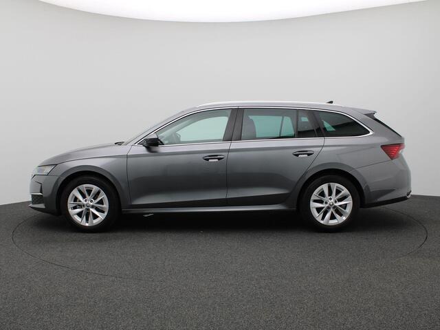 Skoda OCTAVIA Combi 1.5 TSI MHEV Business Edition Plus 150PK DSG Achterruitrijcamera, Adaptieve Cruise Control, Stoelverwarming voor & achter, Stuurwielverwarming, Alarm, Keyless, Full LED, Lane Assist, Navi via Apple Carplay/ Android Auto, 17" LM Velgen